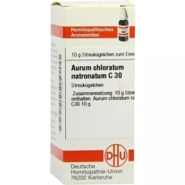 AURUM CHLORATUM NATRONATUM C 30 Globulit, 10 g