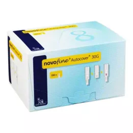 NOVOFINE Autocover-kanyylit 8 mm 30 G, 100 kpl
