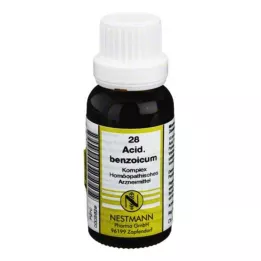 ACIDUM BENZOICUM KOMPLEX nro 28 laimennus, 20 ml