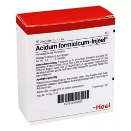 ACIDUM FORMICICUM INJEEL Ampoules, 10 kpl