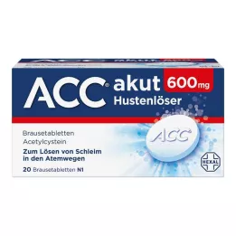ACC akuutti 600 poreilevaa tablettia, 20 tuntia