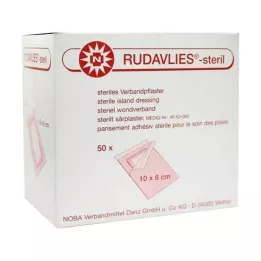 RUDAVLIES-steriili sidelaastari 6x10 cm, 50 kpl