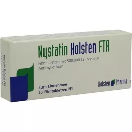 NYSTATIN Holsten Film -päällystetyt tabletit, 20 kpl