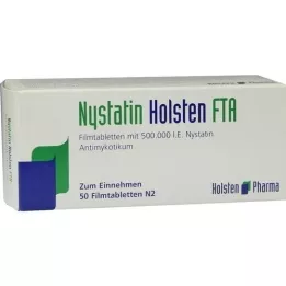 NYSTATIN Holsten Film -päällystetyt tabletit, 50 kpl