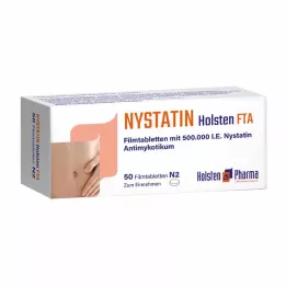 NYSTATIN Holsten kalvopäällysteiset tabletit, 50 kpl