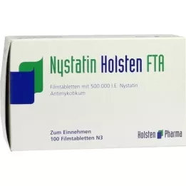 NYSTATIN Holsten Film -päällystetyt tabletit, 100 kpl