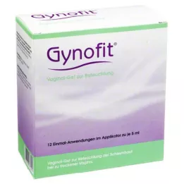 GYNOFIT Emättimen kosteuttava geeli, 12X5 ml