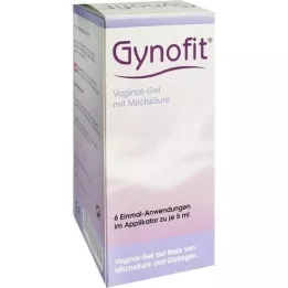 GYNOFIT emättimen geeli A.base.v.milkiinihappo+glukoosi, 6 x 5 ml