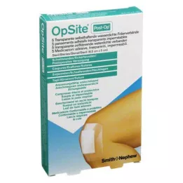OPSITE Pylväs-OP 5x6,5 cm side, 5 kpl