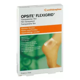OPSITE Flexigrid transp. haavasidos 6x7 cm steriili, 5 kpl