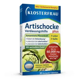 Klosterfrau Artichoke Plus koliinitabletit (30 kpl)