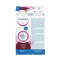PROVIDE XTRA Drink -kirsikkajuomapullo, 4x200 ml