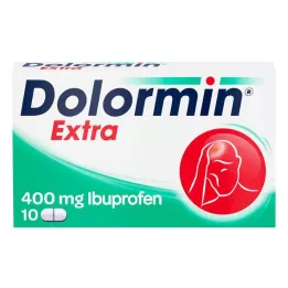 DOLORMIN ylimääräiset kalvopäällysteiset tabletit, 10 kpl