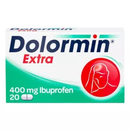 DOLORMIN ylimääräiset kalvopäällysteiset tabletit, 20 kpl
