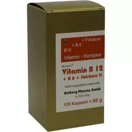 VITAMIN B12+B6+Foolihappokompleksin N -kapselit, 120 kpl