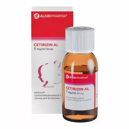 CETIRIZIN AL 1 mg/ml siirappia, 75 ml