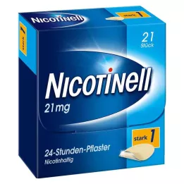 NICOTINELL 21 mg/24 tunnin laastari 52,5 mg, 21 kpl