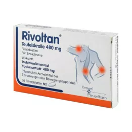 RIVOLTAN Devils Claw 480 mg kalvopäällysteiset tabletit, 50 kpl
