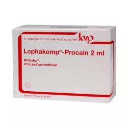 LOPHAKOMP Prokaiini 2 ml injektioliuosta, 10X2 ml
