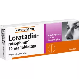 Loratadin ratiopharm 10 mg, 7 kpl