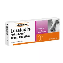LORATADIN-ratiopharm 10 mg tabletit, 20 kpl