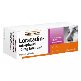 LORATADIN-ratiopharm 10 mg tabletit, 100 kpl