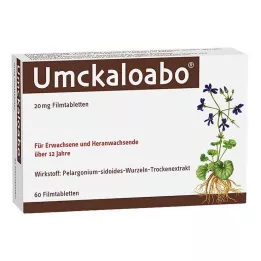 UMCKALOABO 20 mg kalvopäällysteiset tabletit, 60 kpl
