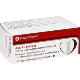 ASS AL Suojaa 100 mg maha -suolikanavan tabletteja, 100 kpl