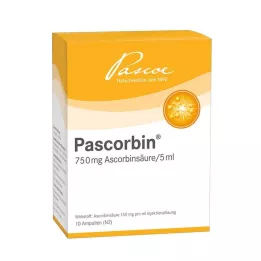 PASCORBIN Injektioliuosampullit, 10X5 ml