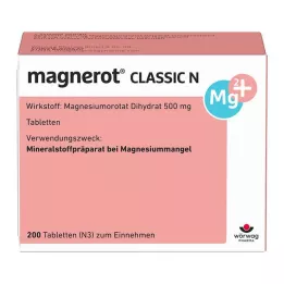 MAGNEROT CLASSIC N Tabletit, 200 kpl