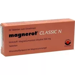 MAGNEROT CLASSIC N -tabletit, 20 kpl