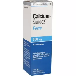 Kalsium Sandoz Forte effervisescent tabletit, 20 kpl
