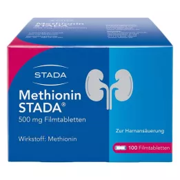 METHIONIN STADA 500 mg kalvopäällysteiset tabletit, 100 kpl
