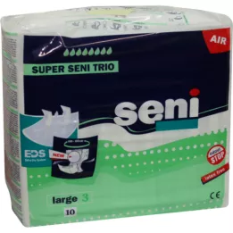SUPER SENI Trio -inkontinenssihousut Gr.3 L, 10 kpl