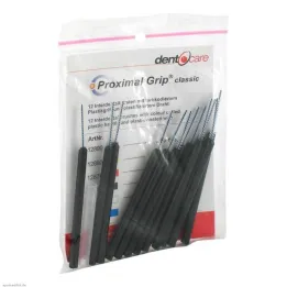 Proximal Grip xx-fine musta hammasväliharja, 12 kpl