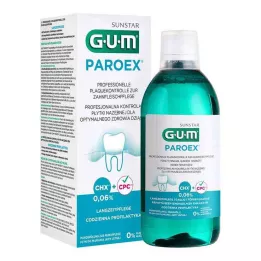 GUM Paro.ex 0,06 % CHX Suuvesi, 500 ml