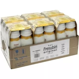 FRESUBIN ORIGINAL DRINK vaniljajuomapullo 6x4x200 ml