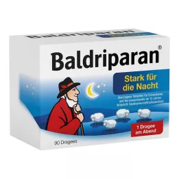 BALDRIPARAN Vahvat yökäyttöiset päällystetyt tabletit, 90 kpl