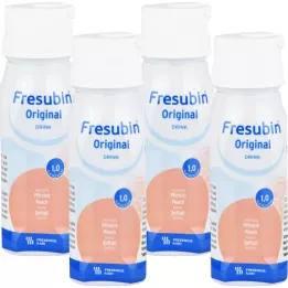 FRESUBIN ORIGINAL DRINK Peach -juomapullo 6x4x200 ml