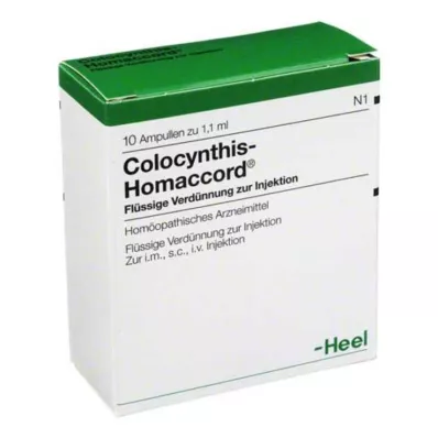 COLOCYNTHIS HOMACCORD Ampoules, 10 kpl COLOCYNTHIS HOMACCORD Ampoules, 10 kpl
