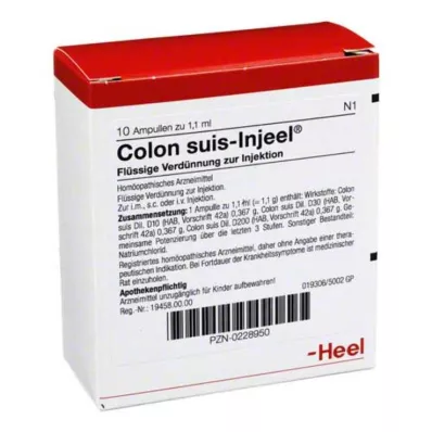 COLON SUIS Injeel Ampoules, 10 kpl COLON SUIS Injeel Ampoules, 10 kpl