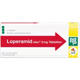 LOPERAMID ELAC 2 mg -tabletit, 10 kpl