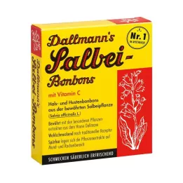 DALLMANNS Sage Bonbons Vit.C.:llä, 20 kpl