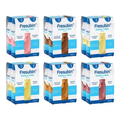 FRESUBIN ENERGY Kuitu DRINK Sekalaatikon juomapullot 6x4x200 ml