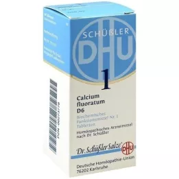 BIOCHEMIE DHU 1 kalsiumfluora d 6 tablettia, 80 kpl