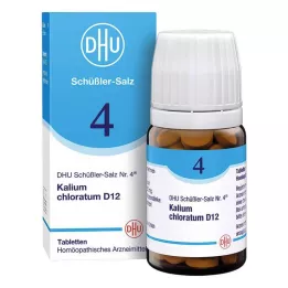 BIOCHEMIE DHU 4 Kalium chloratum D 12 tablettia, 80 kpl