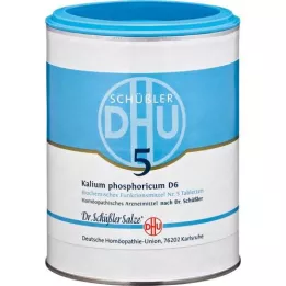 BIOCHEMIE DHU 5 kaliumfosfori -d 6 tablettia, 1000 kpl