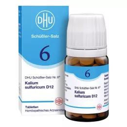 BIOCHEMIE DHU 6 Kalium sulfuricum D 12 tablettia, 80 kpl
