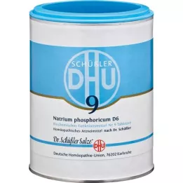 BIOCHEMIE DHU 9 Natriumfosforicum D 6 tablettia, 1000 kpl