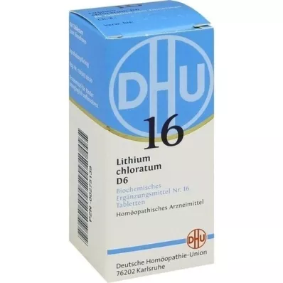 BIOCHEMIE DHU 16 litiumkloratum d 6 tablettia, 80 kpl